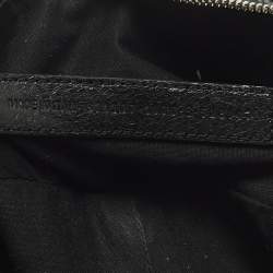 مملوكة مسبقًا حقيبة كتف بالنسياغا لو كاقال جلد أسود صغيرة