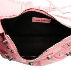 مملوكة مسبقًا Balenciaga Pink Patent Motocross Le Cagole XS