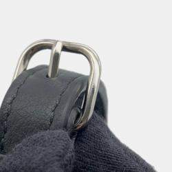 مملوكة مسبقًا حقيبة كاميرا يومية جلد أسود حجم صغير بالنسياغا