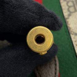 مملوكة مسبقًا حقيبة كتف غوتشي إكس بالنسياغا ذا هاكر بروجكت جاكي 1961 بيج/بني بي في سي جلد مقاس صغير