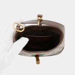 مملوكة مسبقًا حقيبة كتف غوتشي إكس بالنسياغا ذا هاكر بروجكت جاكي 1961 بيج/بني بي في سي جلد مقاس صغير