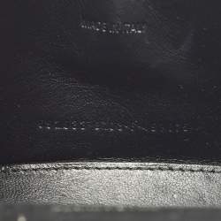 مملوكة مسبقًا Balenciaga  Hourglass XS Metallic Grey Croc Embossed Leather XS Top Handle Bag