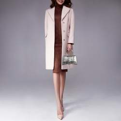 مملوكة مسبقًا Balenciaga  Hourglass XS Metallic Grey Croc Embossed Leather XS Top Handle Bag