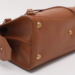 Pre Owned Balenciaga Neo Classic City Small Brown Leather Tote