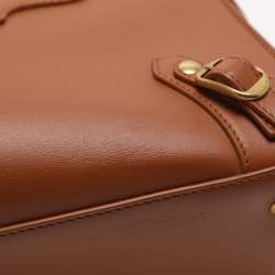 Pre Owned Balenciaga Neo Classic City Small Brown Leather Tote