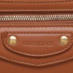 Pre Owned Balenciaga Neo Classic City Small Brown Leather Tote