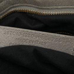 Pre Owned Balenciaga Lambskin Motocross Velo Giant 12 Satchel