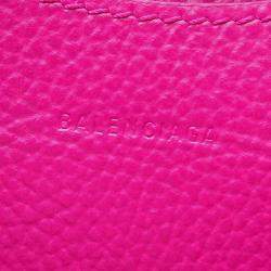 مملوكة مسبقًا Balenciaga Pink Nano Grained Calfskin Neo Classic City Satchel