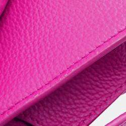 مملوكة مسبقًا Balenciaga Pink Nano Grained Calfskin Neo Classic City Satchel