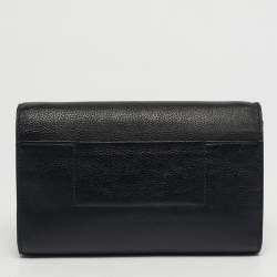 مملوكة مسبقًا Balenciaga Flap Black Leather Crossbody Bag