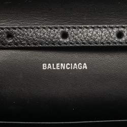 مملوكة مسبقًا Balenciaga Flap Black Leather Crossbody Bag