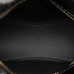 مملوكة مسبقًا Balenciaga Black Super Nano Croc Embossed Calfskin Neo Classic City