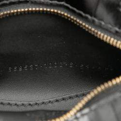 مملوكة مسبقًا Balenciaga Black Super Nano Croc Embossed Calfskin Neo Classic City