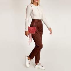 مملوكة مسبقًا Balenciaga Motorcycle City Mini Giant 12 Hardware Red Leather Tote