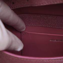 Pre Owned Balenciaga XX Pink Fabric Glitter  Flap