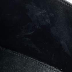 مملوكة مسبقًا Balenciaga Hourglass XS Black Croc Embossed Leather Top Handle Bag