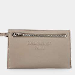 Pre Owned Balenciaga Beige Leather Mary-Kate Medium Tote Bag