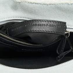 مملوكة مسبقًا Balenciaga Crystals Neo Cagole Light Blue Denim Bag