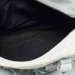 مملوكة مسبقًا Balenciaga Crystals Neo Cagole Light Blue Denim Bag