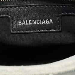 مملوكة مسبقًا Balenciaga Crystals Neo Cagole Light Blue Denim Bag