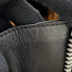 مملوكة مسبقًا Balenciaga Paper Leopard Pattern Brown Leather Size Mini