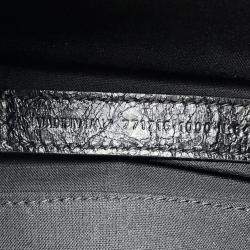 مملوكة مسبقًا حقيبة كتف لو كاجول سوداء أسطوانية جلد بالنسياغا