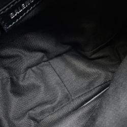 Pre Owned Balenciaga Le Cagoule Shoulder Bag Black Denim Size Xs