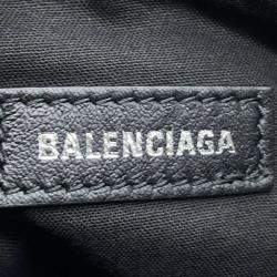 Pre Owned Balenciaga Le Cagoule Shoulder Bag Black Denim Size Xs