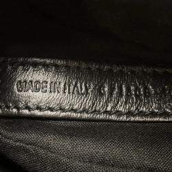 Pre Owned Balenciaga Le Cagoule Shoulder Bag Black Denim Size Xs