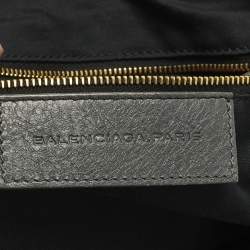 مملوكة مسبقًا حقيبة يد بالنسياغا ورك GGH جلد رمادي