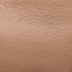 مملوكة مسبقًا Balenciaga Papier Mini Beige Leather Card Case