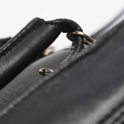 Pre Owned Balenciaga Papier A4 Mini Black Leather Tote