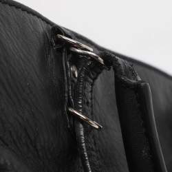 Pre Owned Balenciaga Papier A4 Mini Black Leather Tote