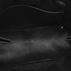 Pre Owned Balenciaga Papier A4 Mini Black Leather Tote