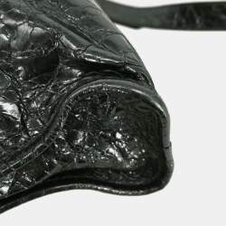 Pre Owned Balenciaga Silver Calfskin City Small Handbag