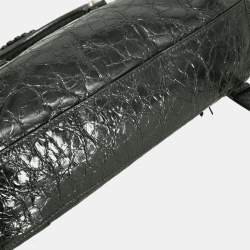 Pre Owned Balenciaga Silver Calfskin City Small Handbag