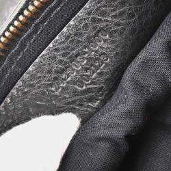 Pre Owned Balenciaga Black Lambskin The Hip Shoulder Bag