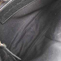 Pre Owned Balenciaga Black Lambskin The Hip Shoulder Bag
