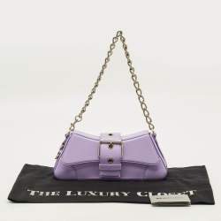 مملوكة مسبقًا Balenciaga Lindsay Small Light Purple Leather Shoulder Bag