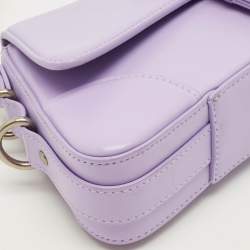 مملوكة مسبقًا Balenciaga Lindsay Small Light Purple Leather Shoulder Bag