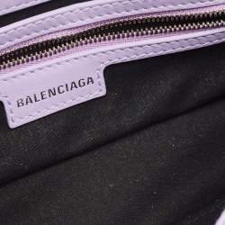مملوكة مسبقًا Balenciaga Lindsay Small Light Purple Leather Shoulder Bag