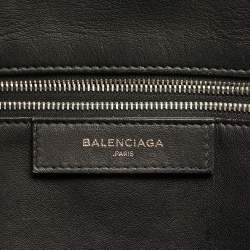مملوكة مسبقًا Balenciaga Bazar Medium Black Leather Tote