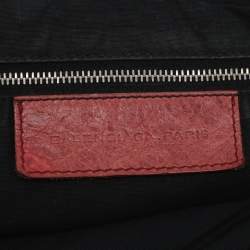 مملوكة مسبقًا حقيبة بالنسياغا جايتت 12 داي جلد خروف جاكنيث