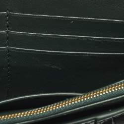 مملوكة مسبقًا محفظة بالنسياغا  أوروروك جلد منقوش على شكل تمساح سلسلة باللون القديم ساعةالبوصلة