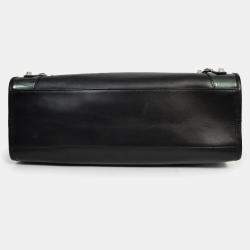 Pre Owned Balenciaga Black Leather '12 Nickel City' Bag with Strap