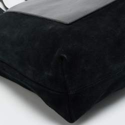 مملوكة مسبقًا حقيبة بالنسياجا جيوب جلد أسود وسويدي توت