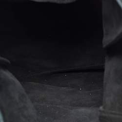 مملوكة مسبقًا حقيبة بالنسياجا جيوب جلد أسود وسويدي توت