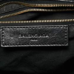 Pre Owned حقيبة بالنسياغا موتورسايكل سيتي جلد خروف وردي فاتح