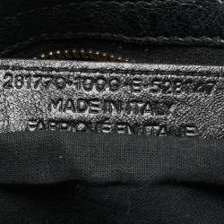 Pre Owned حقيبة بالنسياغا موتورسايكل سيتي جلد خروف وردي فاتح