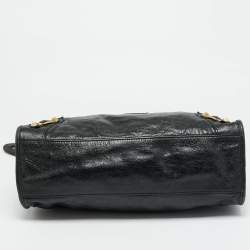 Pre Owned حقيبة بالنسياغا موتورسايكل سيتي جلد خروف وردي فاتح